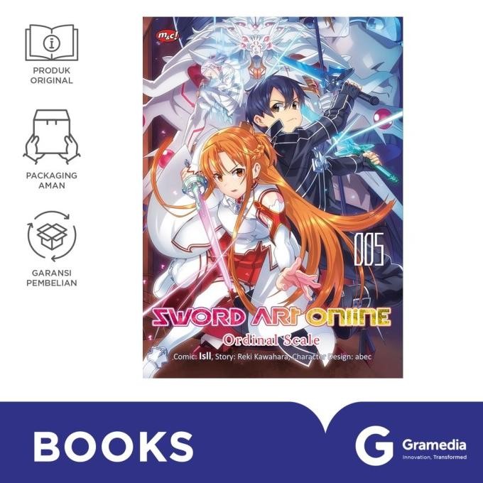 

New Gramedia Buku Sword Art Online The Movie - Ordinal Scale 05 - Tamat (Reiki Kawahara/Abec)