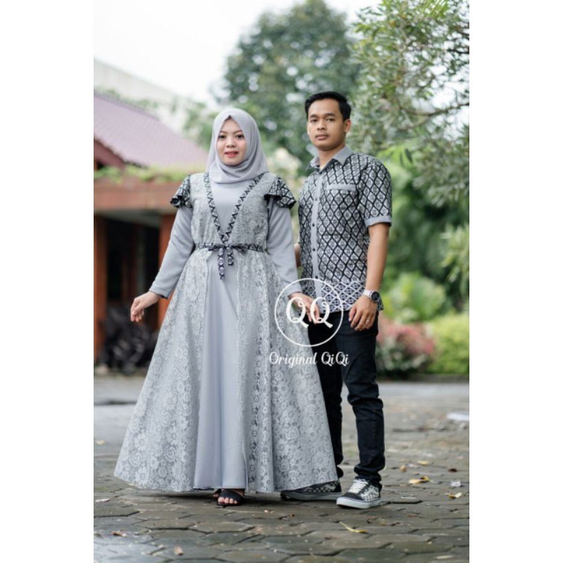 Sarimbit Baju Batik Sepasang Cowok Cewek Kondangan Pesta Pernikahan Gamsel Gams Remaja Pria Wanita S