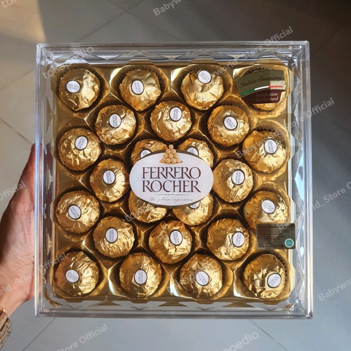 

FERRERO ROCHER T24 coklat enak import MALAYSIA ( isi 24pcs ) 300gr