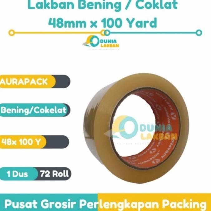 

LAKBAN BENING & COKLAT 48 MM X 90Y 1 DUS ASLI