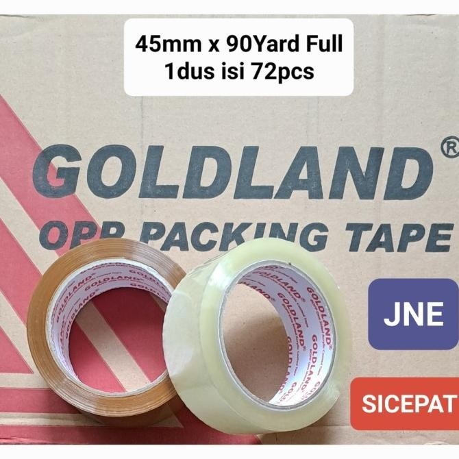 

LAKBAN BENING LAKBAN COKLAT 45MM X 90YARD 1DUS (ISI 72ROLL) ASLI