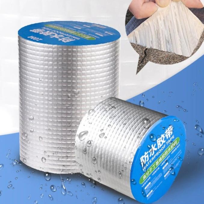 

TAFFGUARD LAKBAN ALUMINIUM FOIL WATERPROOF BUTYL SUPER ADHESIVE ASLI