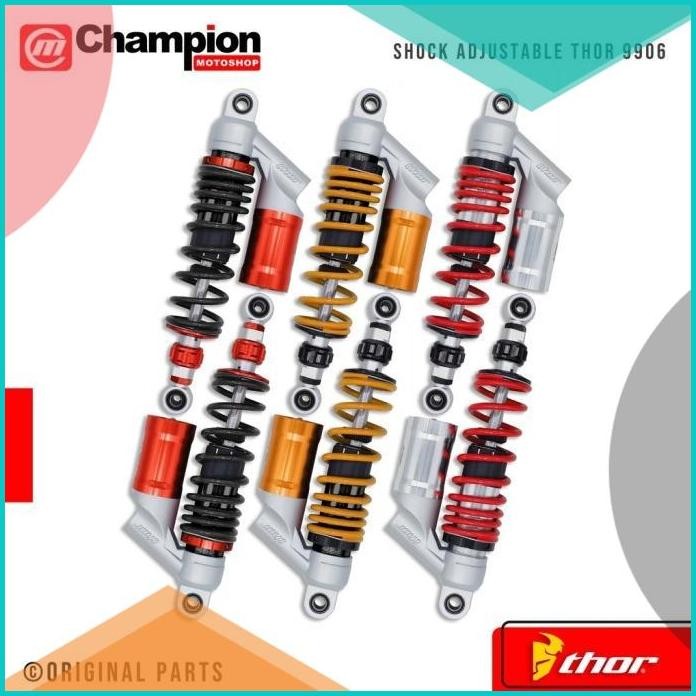 Shockbreaker Shock Tabung 280mm 310mm 320mm 340mm Adjustable Thor 9906