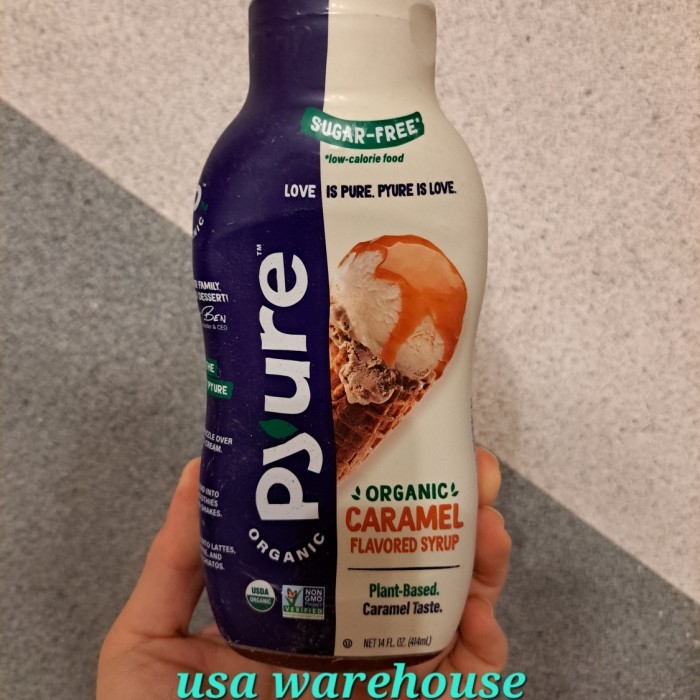 

Pyure Organic Caramel Flavored Syrup sugar free 414 ml sirup karamel