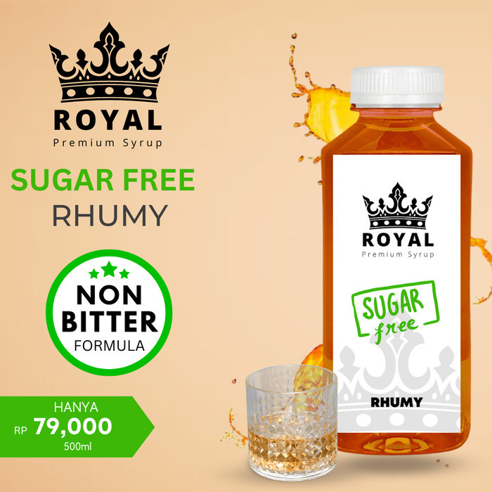 

ROYAL SUGAR FREE Rhumy Syrup Keto - Sirup Rhumy (500ml)