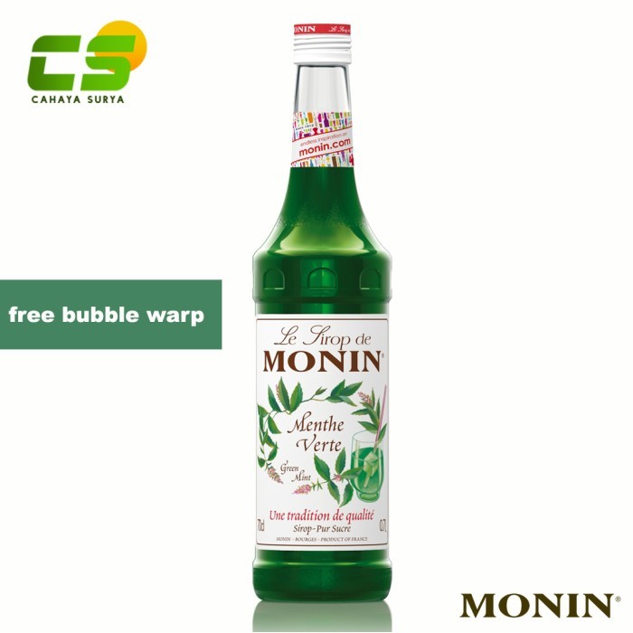 

Monin Syrup/Sirup - Green Mint Syrup 700 ml