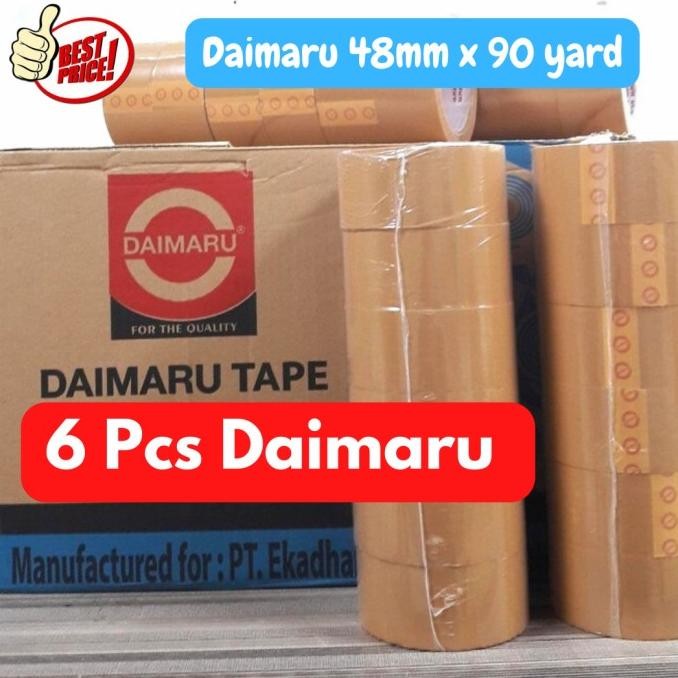 

LAKBAN DAIMARU 2 INCH 48MM X 90 YARD ASLI