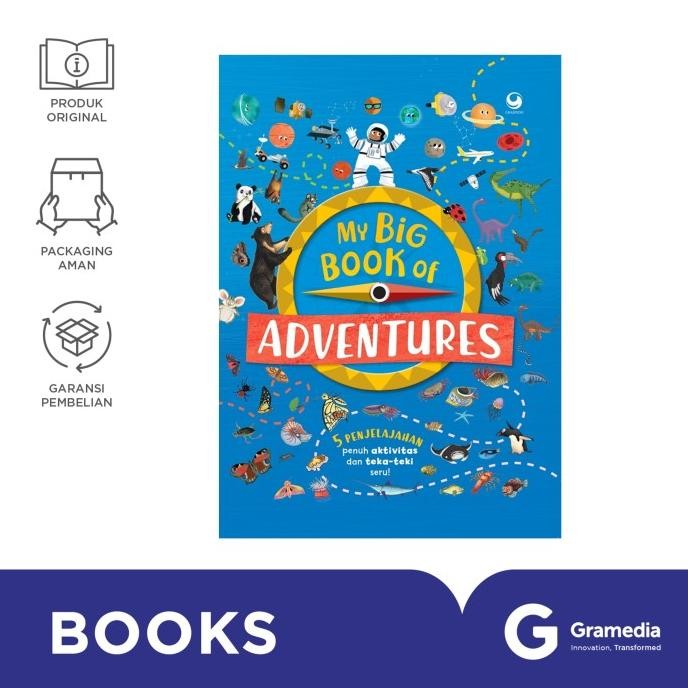 

New Gramedia Buku My Big Book Of Adventures (Miles Kelly)