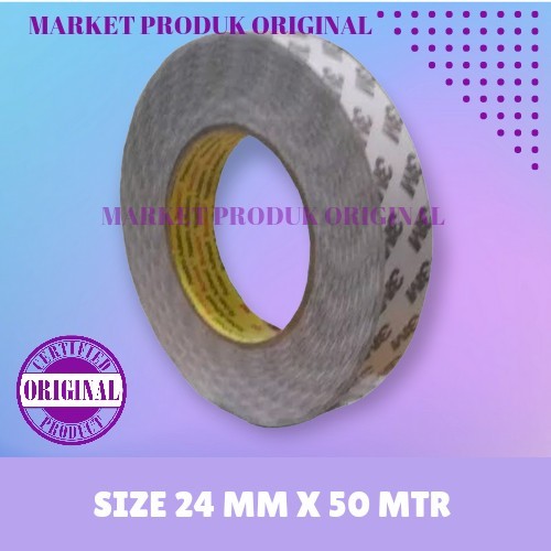 

Lem 3M Double Tape 9075I / Double Tape Tisu Size 1In X 50 Mtr