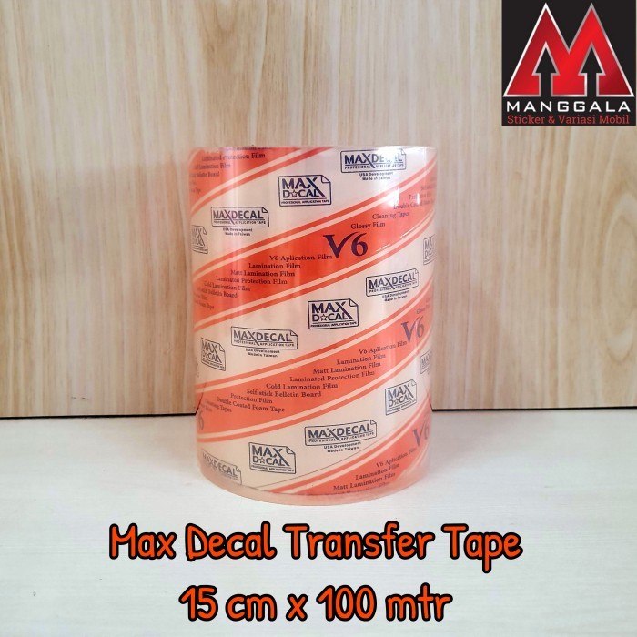 

Cuci Gudang..!! Max Decal Masking Transfer Tape Laminasi Cutting Sticker Stiker 15 Cm