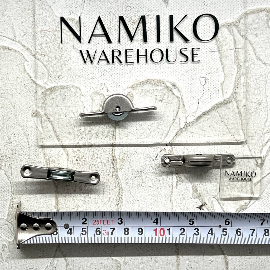 GITSAY Roda rel etalase lemari sliding geser