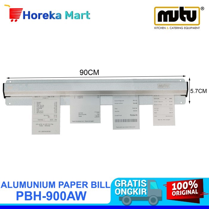 

Isolasi Alumunium Bill Holder / Penjepit Menu Resto Pbh-900Aw Mutu