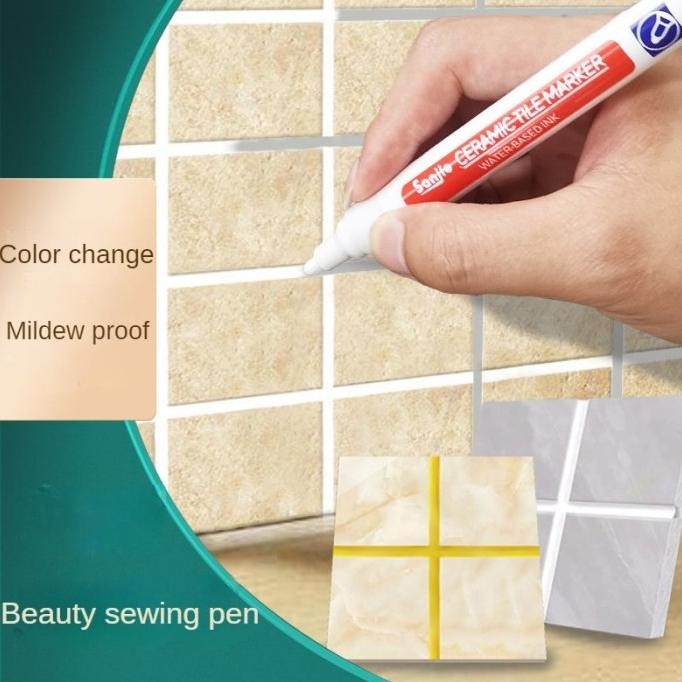 

Promo Tile Grout Marker Reform Wall Seam Pen Spidol Nat Keramik Original COD