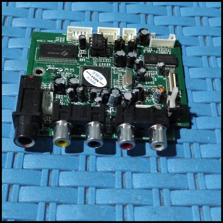 MODUL RCA MIC PCB SOCKET GMC 808A MINI DVD PLAYER PORTABLE ORIGINAL