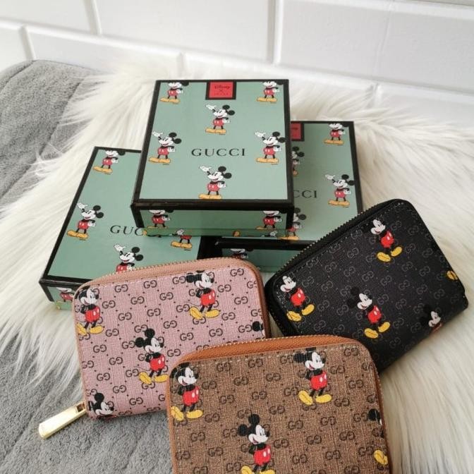 DOMPET KARTU MICKEY CARD HOLDER#FREE BOX & DUSTBAG