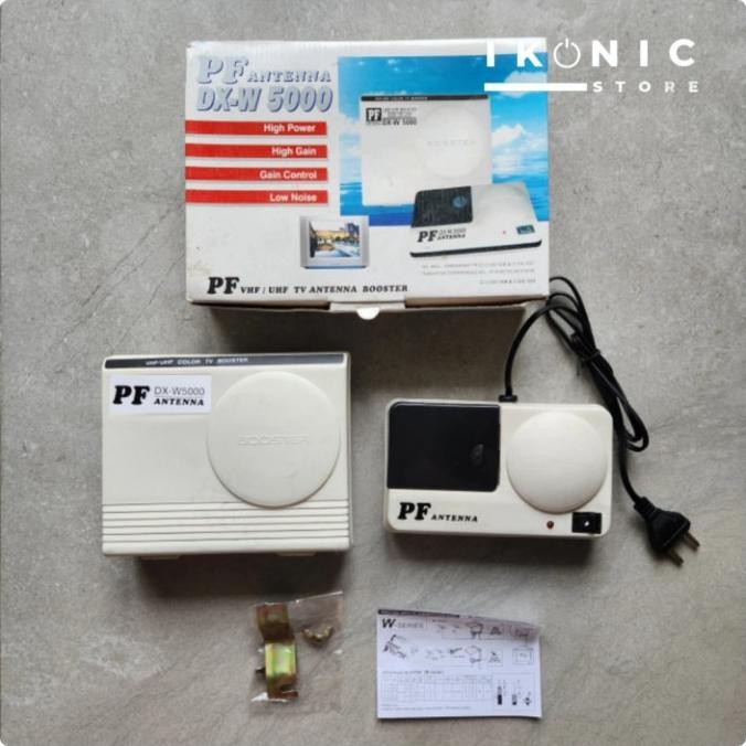 BOSTER TV ANTENA DX PF W 5000 UHF TV PENGUAT SINYAL BOOSTER DIGITAL