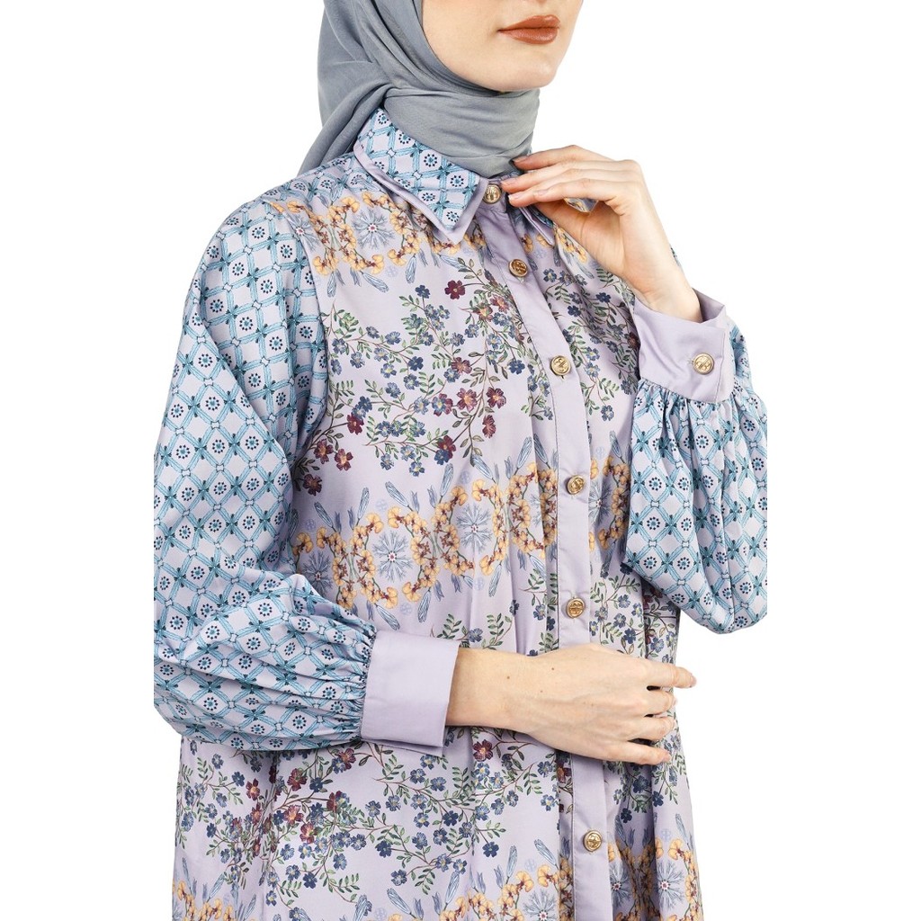 Nada Puspita Orchidea Double Collar Shirt