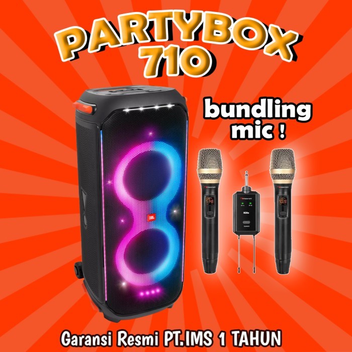 JBL PARTYBOX 710 Bluetooth Speaker Original Garansi Resmi Partybox710