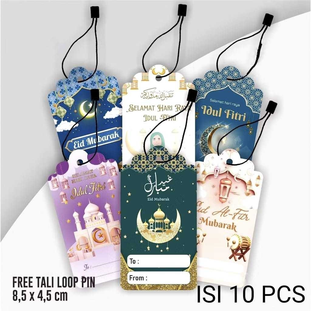 

Hang Tag Idul Fitri Kartu Ucapan Lebaran Kue Hampers Hang Tag Lebaran Versi New - Isi 10 Pcs