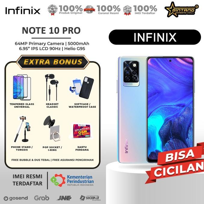 Infinix Note 10 Pro Nfc Ram 8 128 Ram 6 64 Garansi Resmi