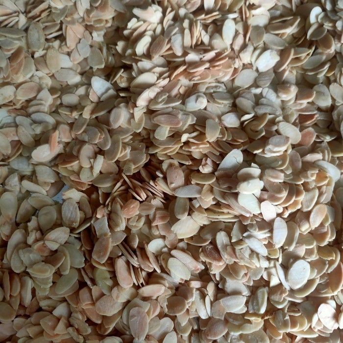 

1000GR ROASTED SLICE ALMOND - IRISAN RASA ASIN - PANGGANG - MATANG