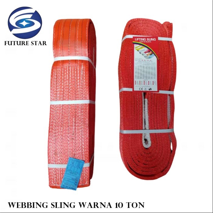 TERBARU WEBBING SLING 10 TON 10 METER