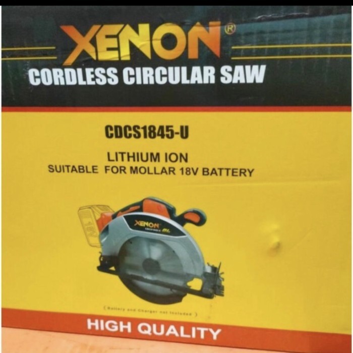Xenon Cdcs1845 U Circular Saw Cordless - Mesin Potong Kayu Unit Only