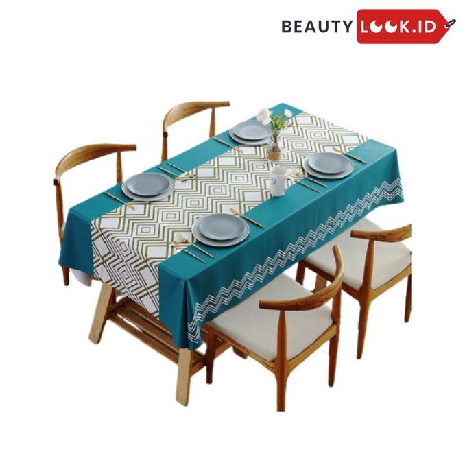 Taplak Meja Premium Alas Meja Taplak Meja Makan Anti Air dan Minyak