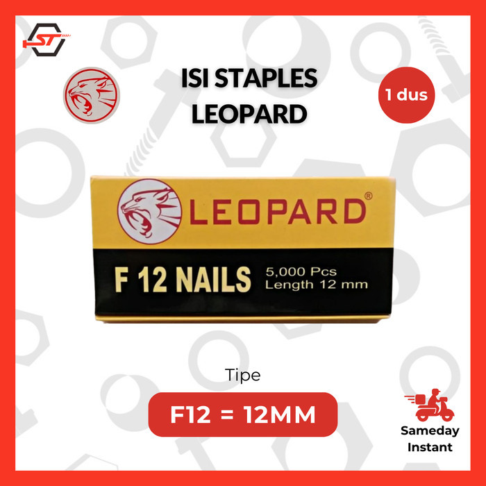 

Isi Staples Tembak F12 Refill Staples Tembak Isi Stapler Leopard
