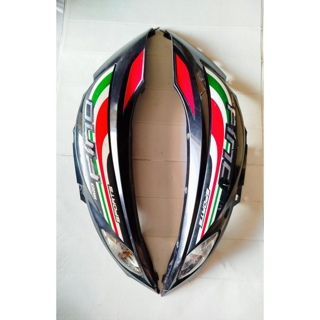 COVER BODY BODI SET KANAN KIRI HONDA FINO FI INJEKSI 110 ORIGINAL ORISINIL ORI SECOND BEKAS COPOTAN 