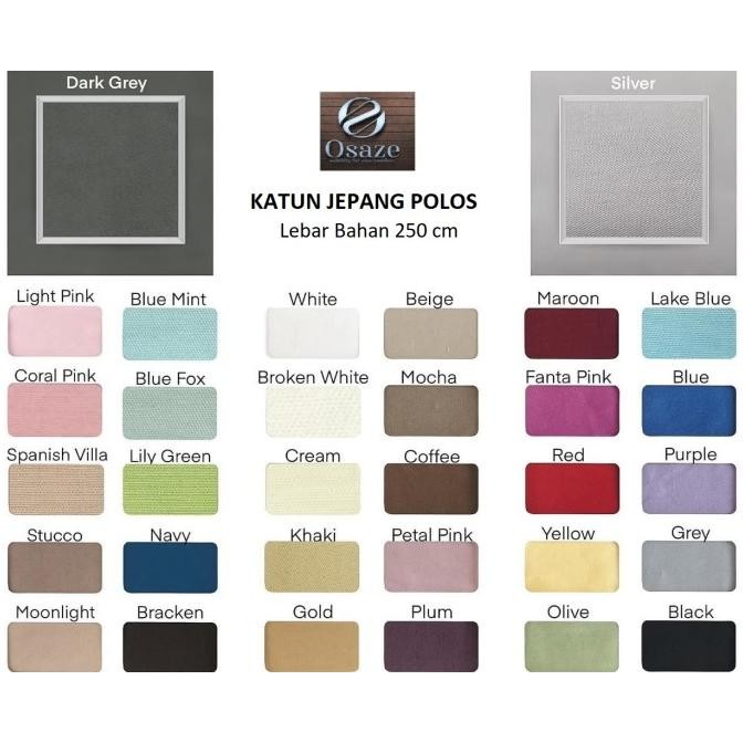 Sprei Katun Jepang Polos Uk. 160X200 Sd 200X200Cm