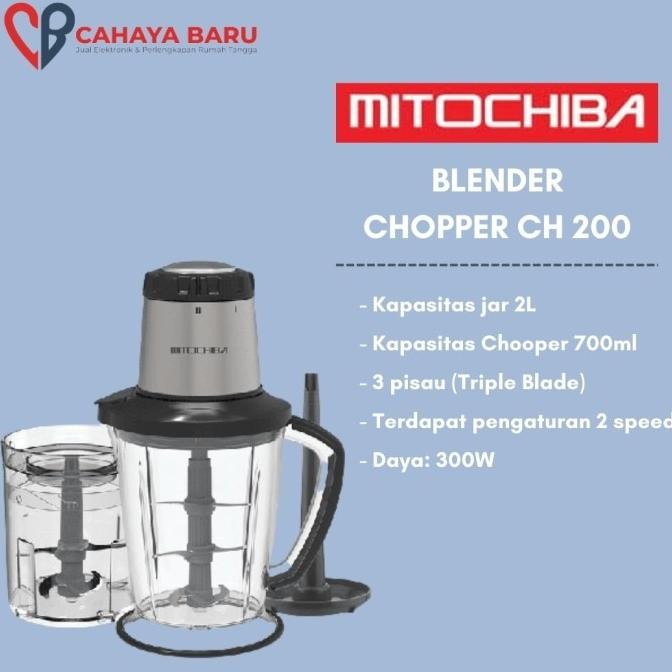 Mitochiba Ch 200 Food Chopper Blender Bumbu Dan Daging Ch200 100% Ori