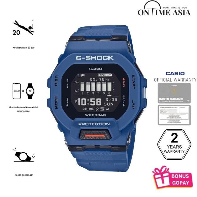 Casio G-Shock Gbd-200-2Dr / Gbd200-2 Original & Garansi