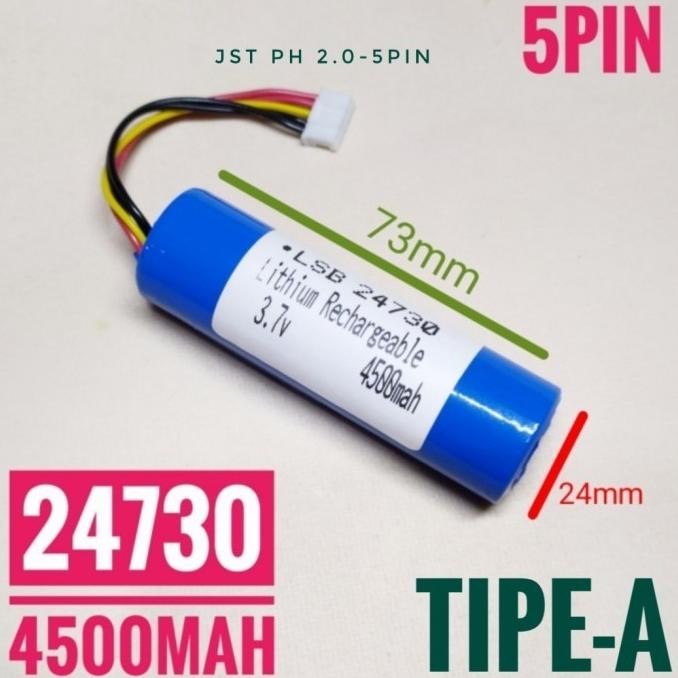 Terlaris Baterai JBL 3.7v 5pin Speaker Bluetooth Music Mp3 IC Protected SALE