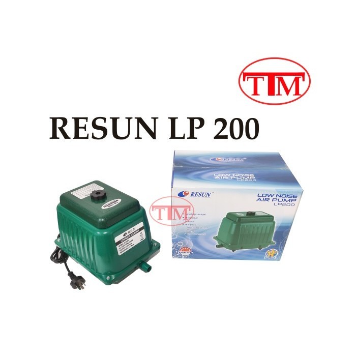 TERMURAH - AERATOR ORIGINAL RESUN LP 200 POMPA UDARA BLOWER LOW NOISE RESUN