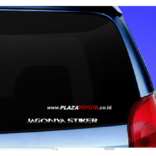Stiker plaza toyota mobil toyota new kaca mobil toyota