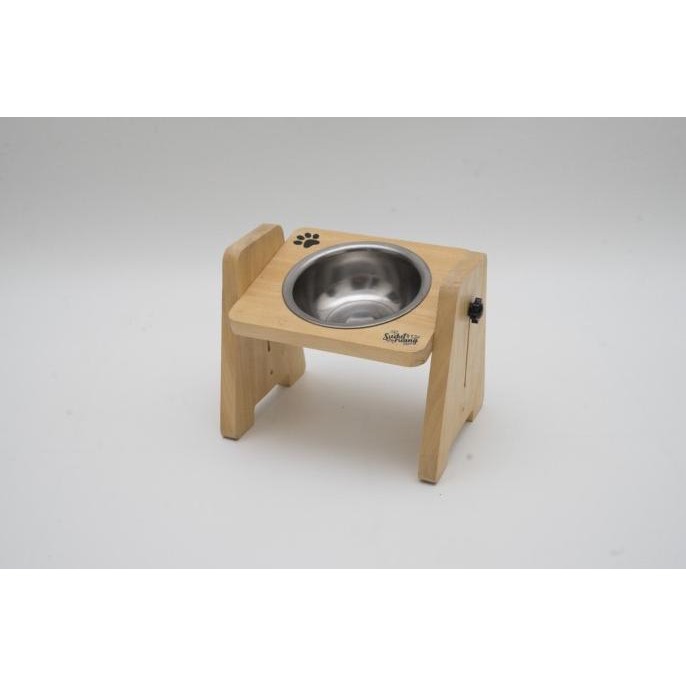 Tempat Makan Kucing Dan Anjing Kayu