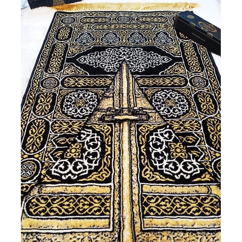 Sajadah Rawdah Rug kiswah kabah/Multazam/Pintu Al Kabah/Kiswa Ka'bah SALE