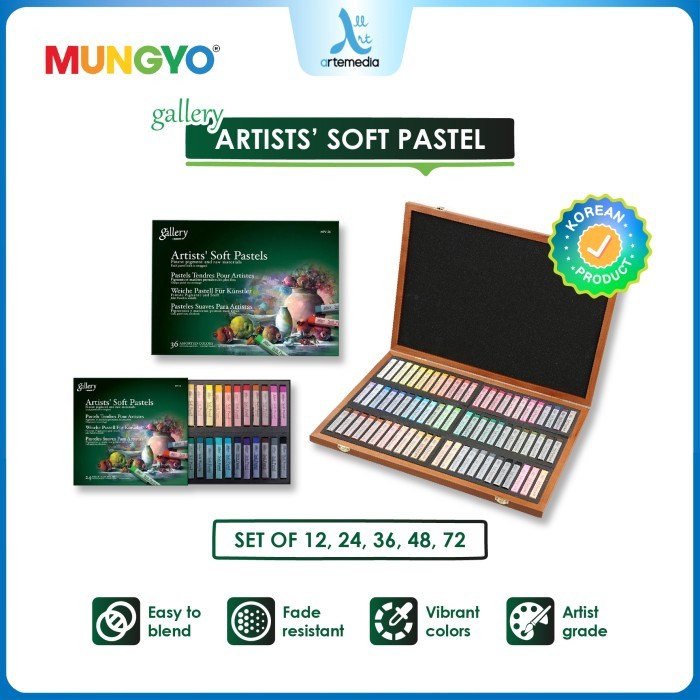 

HOT SALE! Mungyo Gallery Artists Soft Pastel Set Crayon Krayon Lembut