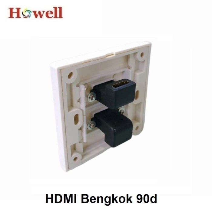 Howell Wall Face Plate / Outlat Socket hdmi Double