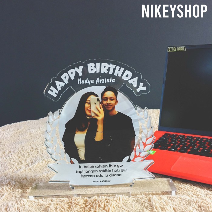 Plakat Kado Ulang Tahun Unik, Kado Anniversary, Plakat Akrilik