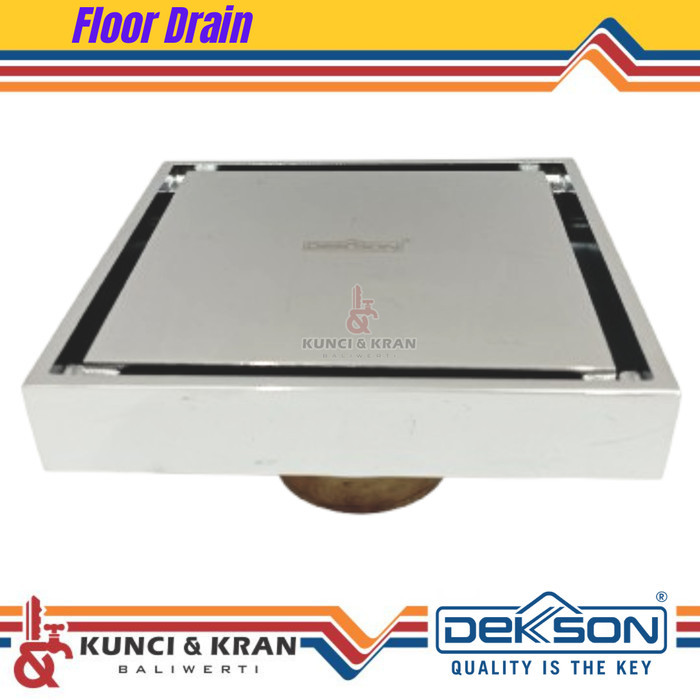 Floor Drain Dekkson FD 7710 BR CP Affur Lantai Saringan Got Penyaring Air Lantai Kamar Mandi
