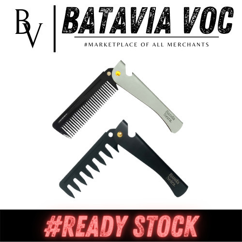 The Mason Steel Folding Comb / Sisir Lipat by Banda Neira Grooming