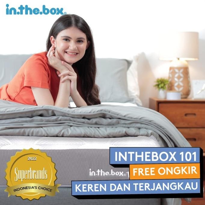 Kasur Springbed Inthebox 101 Ukuran 180X200 (King) Free Bantal