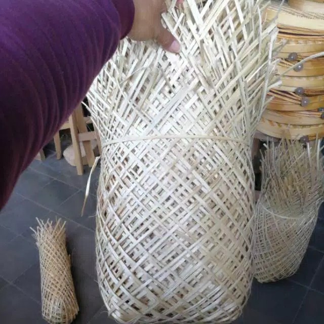 Kreneng Brongsong Bungkus Buah Bambu 100Pc