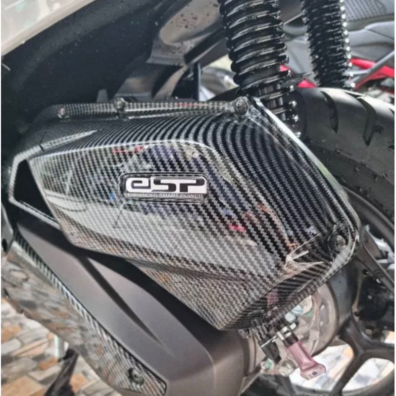 TUTUP FILTER PCX 160 CARBON GLOSY Tutup filter pcx 160 carbon original filter vario 160 carbon adv