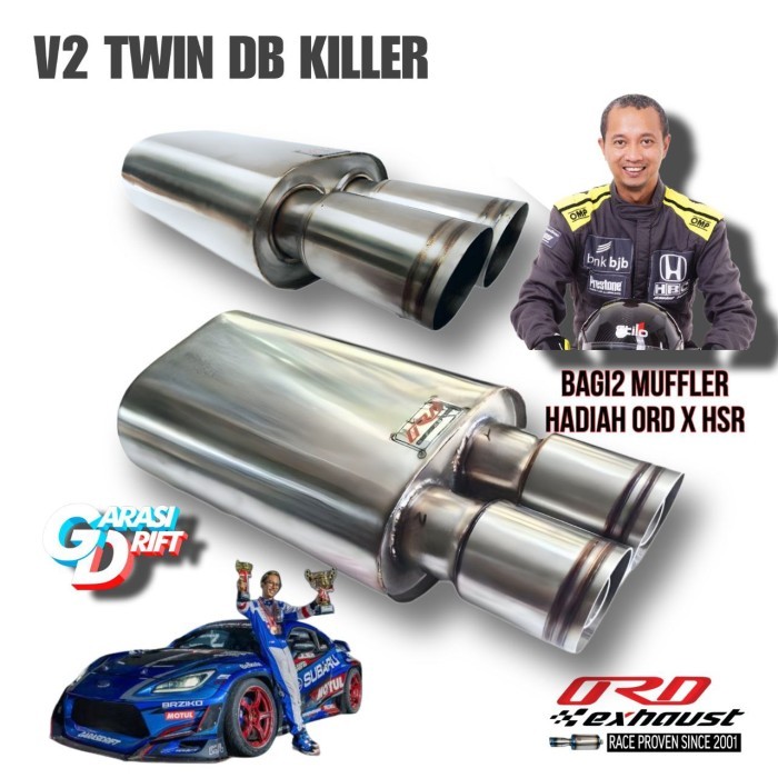 Muffler V2twin ORD exhaust