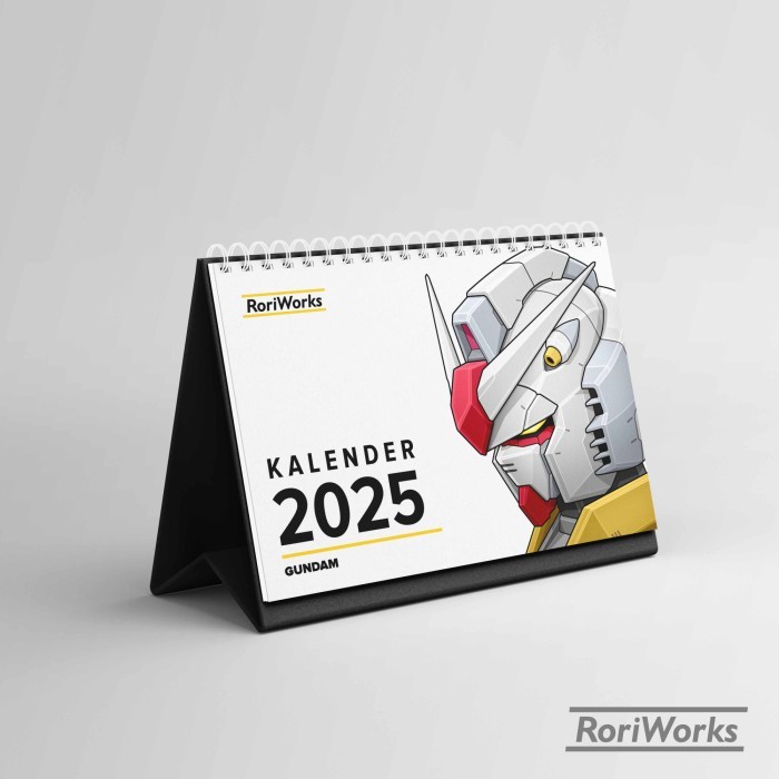 

HOT SALE! Kalender Meja 2025 - Gundam Head