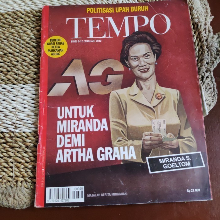 Majalah Tempo Februari 2012 - Untuk Miranda Demi Artha Graha