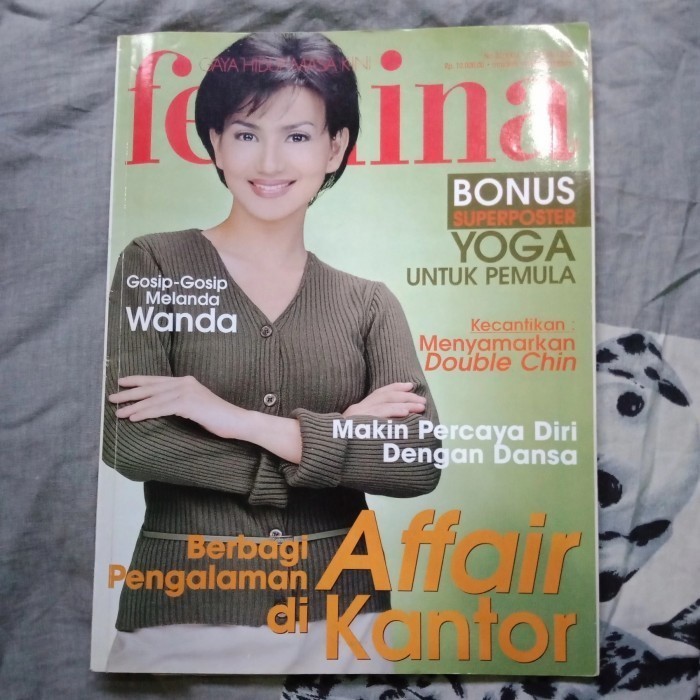 Buku Majalah Femina No.20 Mei/2001 Cover Wanda Hamidah Original Preloved